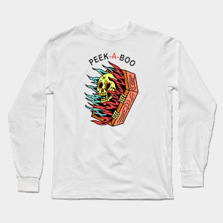 Peek-A-Boo | Tattoo Flash Long Sleeve T-Shirt